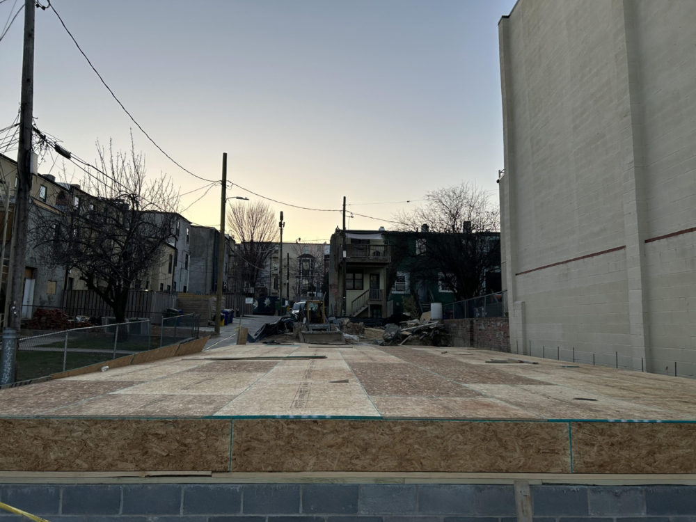 A construction site